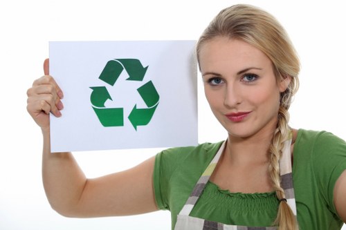 Various types of hazardous waste materials