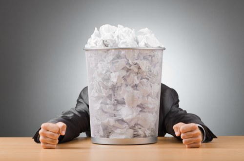 Recycling process for construction waste materials